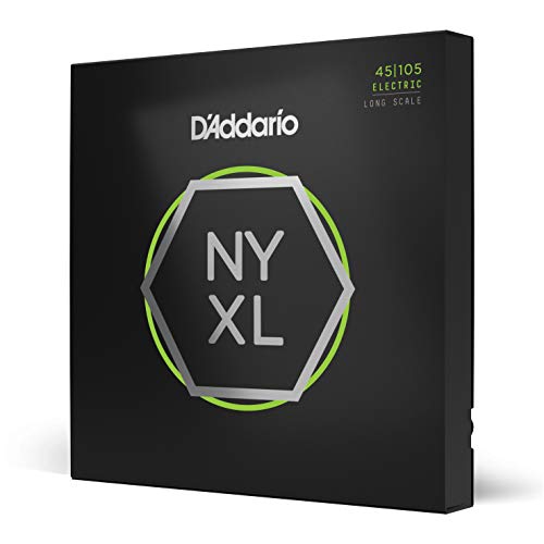 D'Addario Corde per Basso NYXL 45-105, Regular Light/Medium, 4 Corde