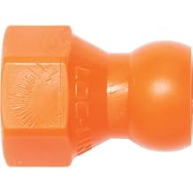 Loc-Line Coolant Hose Component, Acetal Copolymer, Flare Nut Adapter, 1/4" Hose ID, 1/4" SAE, 7/16 - 20 Thread Pack of 4