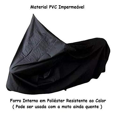 Capa Para Cobrir Moto 130x230cm Térmica Impermeável UV