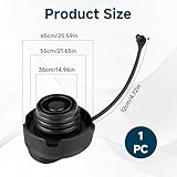UIHRLM Fuel Cap, Plastic Waterproof and Dustproof Petrol Cap Replacement Compatible with Audi A4, A6, A8, Golf, Jetta, Fuel Gas Caps Automotive Accessories for Cars Suvs Trucks 1J0201550A - Image 3