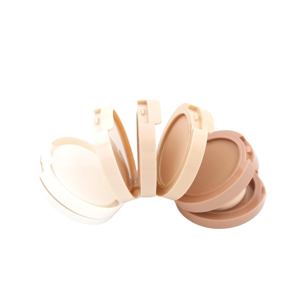 Mesvol Farbpuder-Set, 5 Stück, Concealer, Konturenverstärker mit weißem Puder, 40 g, mehrfarbig, 1,41 Unzen (1 Stück)