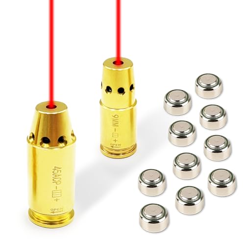 Bayattoo Bore Sight 9mm and .45ACP Laser Boresighter