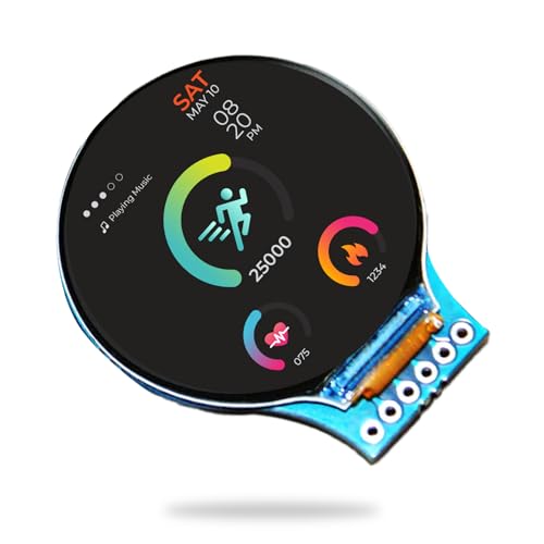 Pantalla LCD redonda compacta RoundyPi RP2040: di adiós a las interfaces cuadradas con SPI