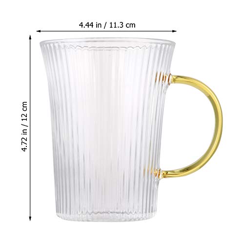 Canecas de vidro para uso doméstico com alça de Bebidas Cerveja Copos para beber