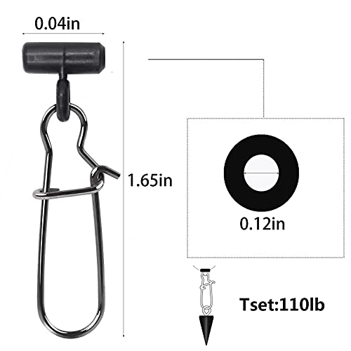 Gourami Sinker Slide For Fishing 30/60Pcs Fishing Weight Slides Fishing Line Connector Fishing Accessories #TOP1