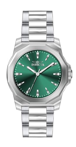 INVICTA Speedway Reloj para Hombre Cuarzo - Acero Inoxidable - 42mm, Plata/Verde