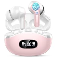 Bluetooth Kopfhörer, Kopfhörer Kabellos Bluetooth 5.4, 50Std HiFi-Stereo Bass, ENC Noise Cancelling Mic Wireless Earbuds, USB-C in Ear Ohrhörer, IP-X7 Wasserdicht Headphones Sport Joggen Android iOS – Ansicht 1