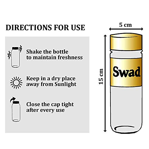 Panjon Swad Tasty Mouth Fresheners [White Sweet Saunf, Mumbaiya Mix, Royal Fresh Mix, Calcutta Paan, Roasted Alsi Mukhwas Mukhwas Personalized Gift] 6 Bottles, 640g