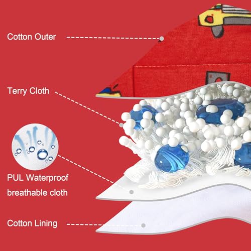 Image of BIG ELEPHANT Toddler Potty Training Underwear, Cotton Training Pants