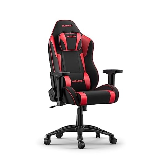 AKRacing Core EXSE Sedia da Gioco, Tessuto/Finta Pelle, Rosso, Normale