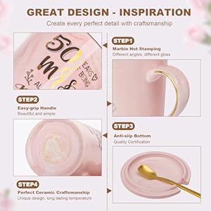 Biching 50th Wedding Anniversary for Couples, Valentines Day Gifts, Best 50th Wedding Anniversary Mugs Gifts for Parents, Grandparents, 14OZ Couple Mugs with Spoons, Lids, Greeting Card, Gift Box Biching 50th Wedding Anniversary for Couples Valentines Day Gifts Best 50th Wedding Anniversary Mugs Gifts for Parents Grandparents 14OZ Couple Mugs with Spoons Lids Greeting Card Gift Box