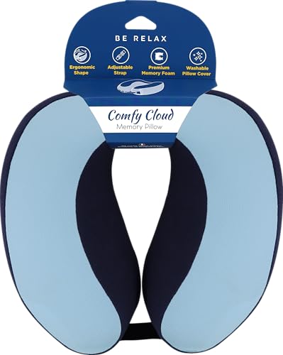 Almohada Espuma Viscoelástica Ajustable Azul miniatura 4