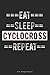Produktbild Eat Sleep Cyclocross Repeat: 6 x 9 100 Page Lined Journal