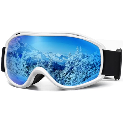 Gafas de esquí para hombres y mujeres que usan gafas graduadas en la nieve