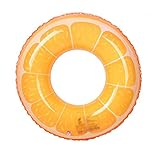 Gcxzb Schwimmreifen Aufblasbare Ring Schwimmen Ring Erwachsener Schwimmen Ring Sitz gelb Netter Ring Buoy aufblasbarer schwimmring für Kinder (Size : 60)