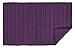DII Ribbed Bathroom Floor Mat Collection Soft, Absorbant and Machine Washable, 17x24, Eggplant