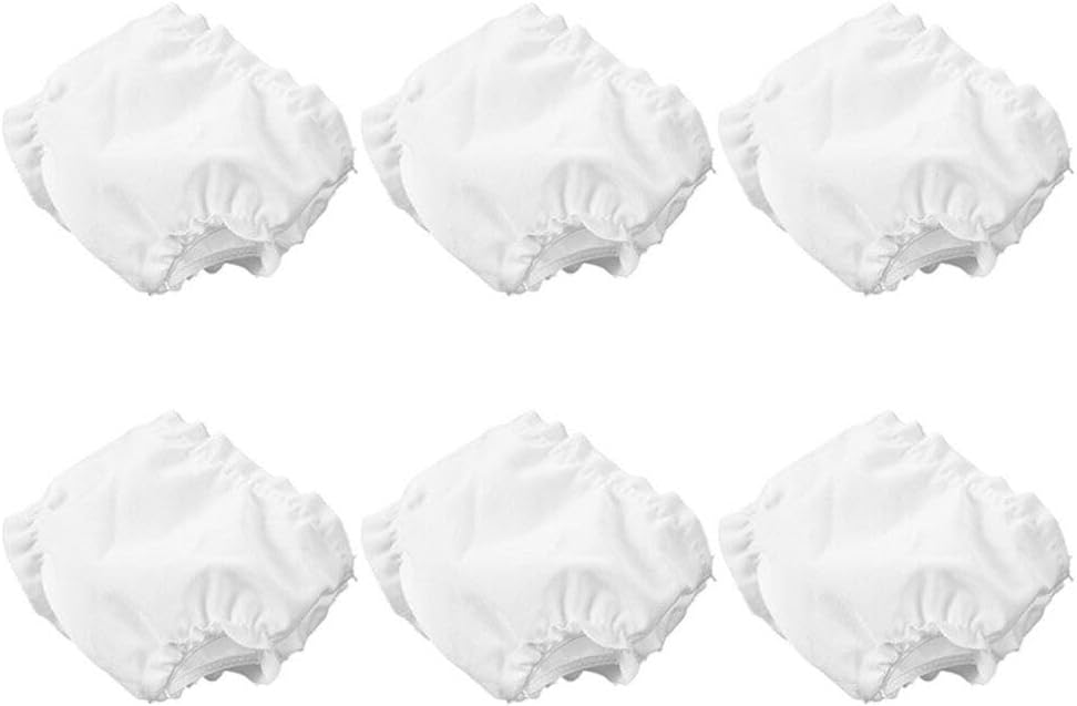 NUOBESTY Adjustable Doll Underpants 6-Pack Baby Doll Underwear Soft Cloth Reusable Diapers for 12 Inch Dolls Pretend Play Accessories