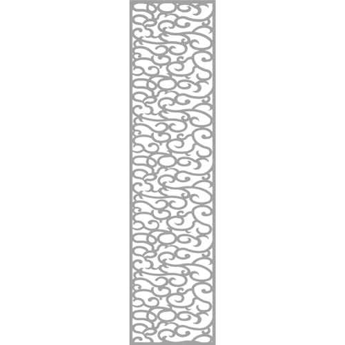 Image of 13 3 /8 inchW x 55 3 /8 inchH x 3 /8 inchT Walker Decorative Fretwork Wall Panels in Architectural Grade PVC