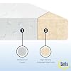 Serta Perfect Slumber Dual Sided Crib and Toddler Mattress - Waterproof - Hypoallergenic - Premium Sustainably Sourced Fiber Core -GREENGUARD Gold Certified (Non-Toxic) - Made in USA
