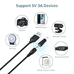 Powseed 5V Universal DC Power Cable, USB to DC Charging Cord with 13pcs Adapter Plugs for Webcam Router, Recorder, Bluetooth Speaker, Scanner, DVR, Hard Disk Box, USB-HUB etc. - Image 3