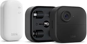 Nueva Blink Outdoor 4+pack de extensión de batería: cámara de seguridad inteligente HD sin cables, 4 años de autonomía, detección de movimiento optimizada, compatible con Alexa (solo 1 cámara) | IP65