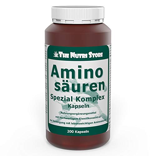 Preisvergleich Produktbild Aminosäure Spezial Komplex Kapseln 200 Stk. mit 18 Aminosäuren