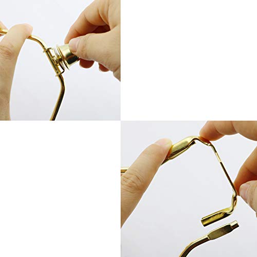 Dzs Elec 1Pc 7 Inches Brass Lamp Harp With Light Base And Lamp Shade Lamp Finial For Table/Floor Light Fitting Uno Fitter Adapter Converter Finial Set #TOP3