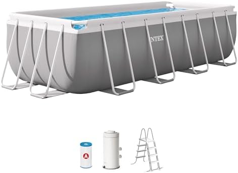 INTEX 55243 - Piscina Desmontable Rectangular con depuradora Pris...