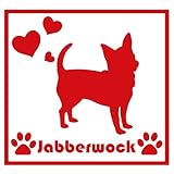 ForzaGroup 全犬種 全猫種対応 チワワ3(4101) 犬 イヌ いぬ dog 防水 車 ステッカー sticker シール 名前入れ