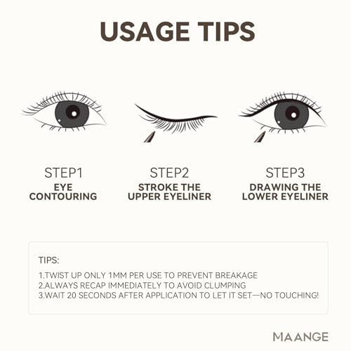 MAANGE Eyeliner Pencil Multi-Purpose Gel miniatura 5