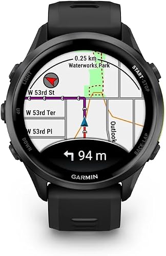 Garmin Forerunner 970 - Running Smart Watch with Amoled Display and Built-in LED Flashlight - Up to 15 Days of Battery Life and Improved Navigation Support - 8