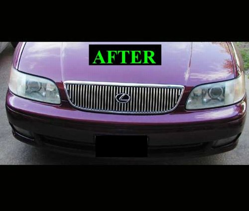 312 Motoring Fits 1993-1997 Lexus Gs300 Gs 300 Chrome Grill Grille Kit 1994 1995 1996 93 94 95 96 97 #TOP5