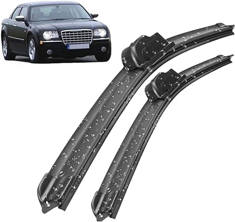 Lame d'essuie-glace caoutchouc haute densité pour Chrysler 300C MK1 2005-2010 (22"/22")