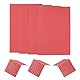 sourcing map Miniatur Dachziegel PVC Modell Dachziegel Mini Heimwerker Dachziegel Modell Bau Set für Modellbau Puppenhäuser Garten Schleifentisch 29.5x19.5cm/1.16x0.76 Rot Pack von 4 1:100
