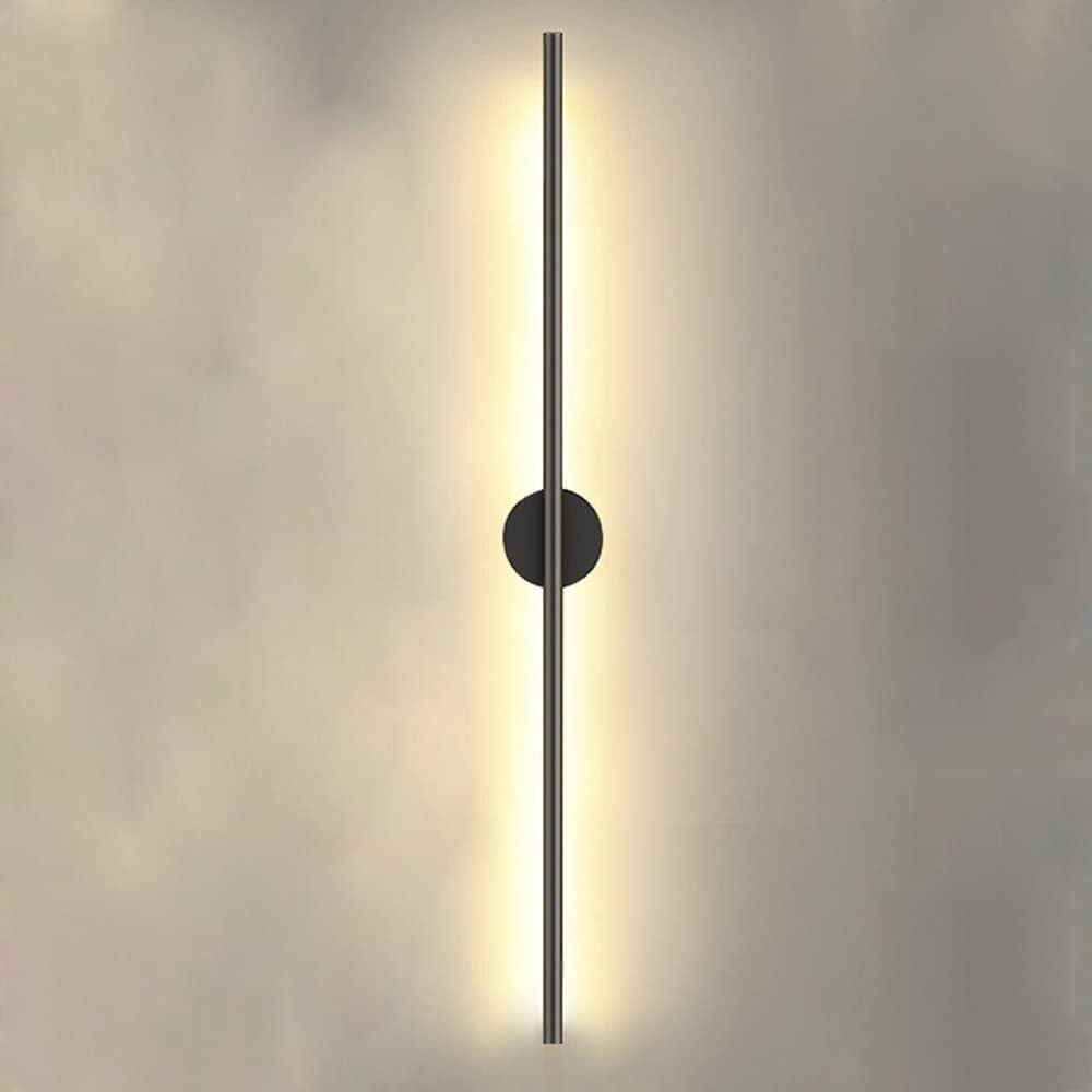 Aplique de pared interior de aluminio dorado de 100cm con diseño moderno de luz LED de techo