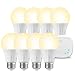 Sengled Smart LED Soft White A19 Starter Kit, 2700K 60W Equivalent, 8 Light Bulbs & Hub, Works with Alexa & Google Assistant