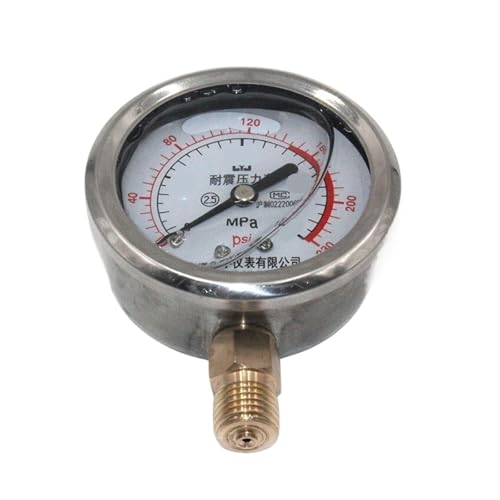 Manomètre en acier inoxydable YN60 haute précision 1,6 MPa