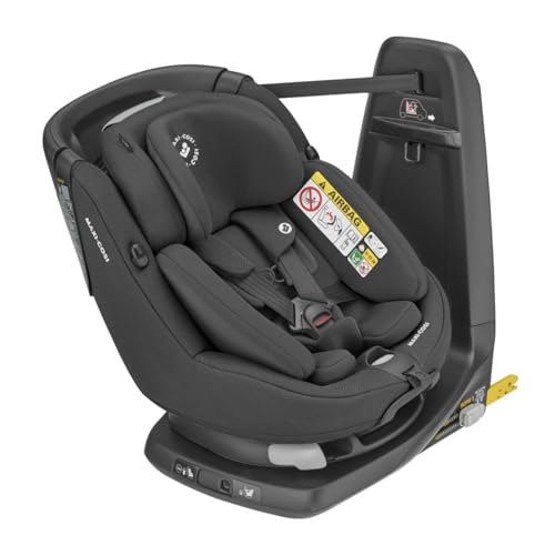 Maxi-Cosi Axissfix Plus Silla de coche giratoria 360° isofix, Silla auto reclinable y contramarcha, con reductor bebé recién nacido, 0 meses- 4...