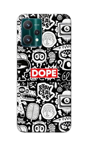 Image of Printed Hard Back Cover Case for Realme 9 Pro 5G Back Cover (Mixed Cartoons) -1111