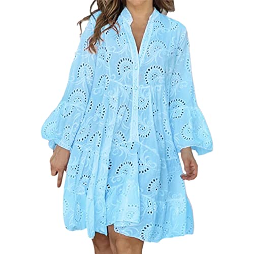 NNGOTD Robe été Femme Dos Nu Robe d'été/de Plage pour Femme Robe en Mousseline de Soie à Motif Floral avec épaules dénudées et Fente Avant Robe Coktail...
