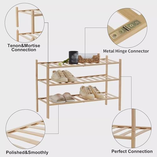 Étagère à chaussures pour placard et meuble de rangement entrée