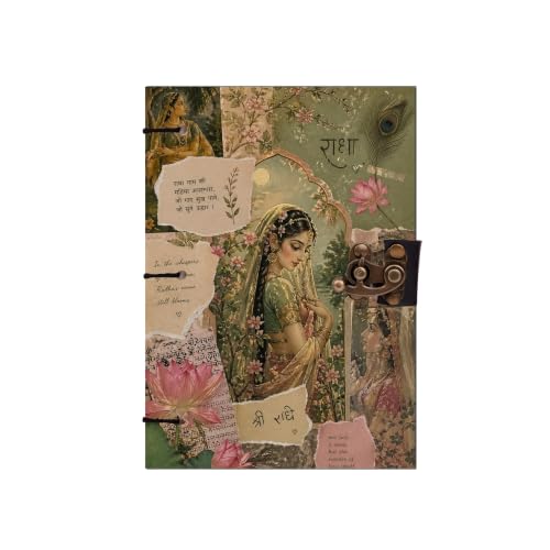 Image of Shree Radhe Diary Notebook 7x5 Inch 160 Pages Unruled Journal for Notes