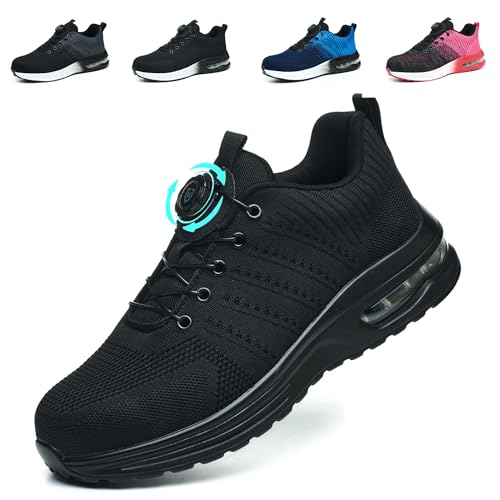 NACKINg Chaussures de Sécurité Hommes Femme Légère Respirante Baskets de Sécurité...