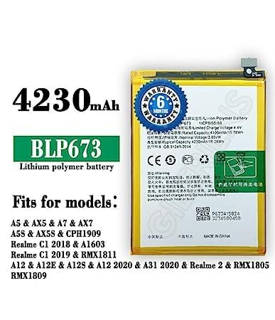 Image of OriginaI BLP673 Battery for Oppo A3S / A5 Battery with 6 Month Warranty** (CAR147)