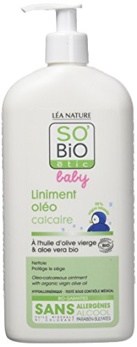 SO'BiO étic Liniment Oléo Calcaire table à langer bébé 500 ml