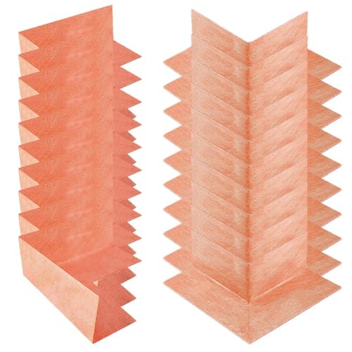 LatoYard Membrana de ducha de esquina impermeable para bañera y sala de vapor, 14 x 14 x 5 cm, polietileno con revestimiento de franela, 4/10 piezas