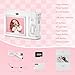 Digital Camera,FHD 1080P Kids Camera with 32GB Card,48MP 8X Zoom Digital Point and Shoot Camera,Anti-Shake,Front Camera,Lanyard,Compact Small Travel Vintage Camera Gifts for Teens Kids (White)