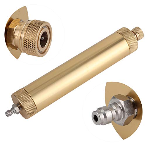 Oil Water Separator Filter for High Pressure Air Pump Compressor 30Mpa Aluminium Alloy 30Mpa Oil Water Separator Air Pump 1.4in Gold Air Filter - Image 3