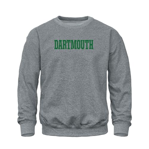 Barnesmith Dartmouth College, Big Green, Adult Unisex Crewneck Sweatshirt, Classic, Charcoal Grey, Medium