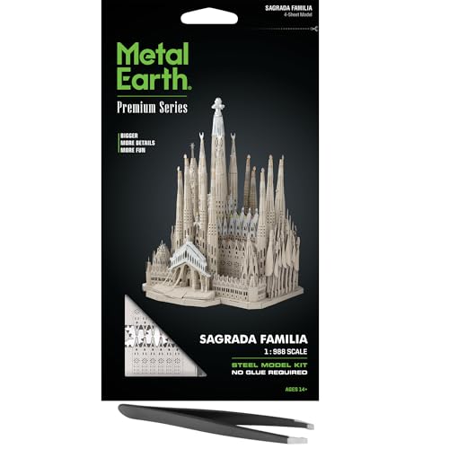 Sagrada Familia puzzle métal 3D kit modélisme adulte avec pince de précision